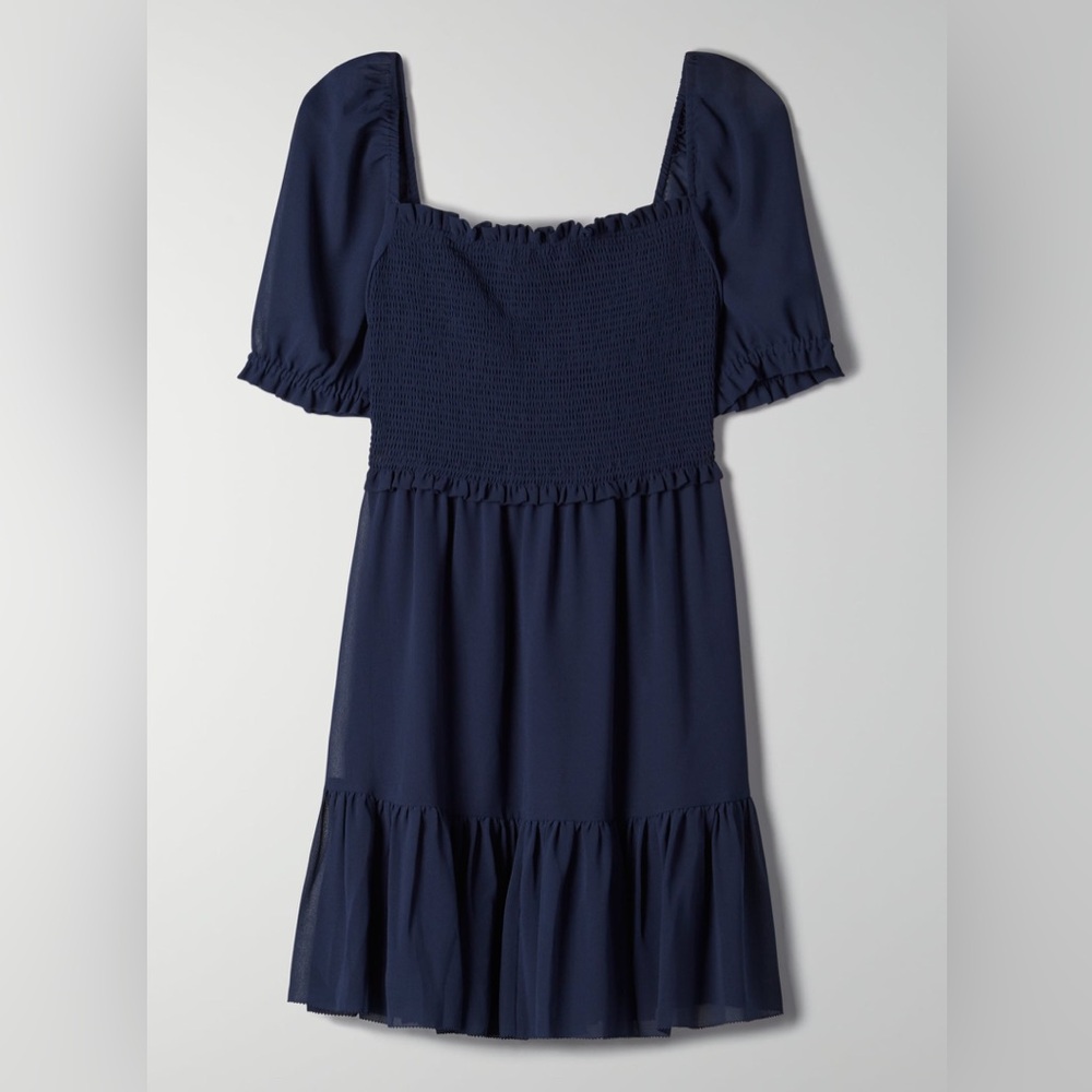 NWT Aritzia Laken Short Sleeve Mini Dress